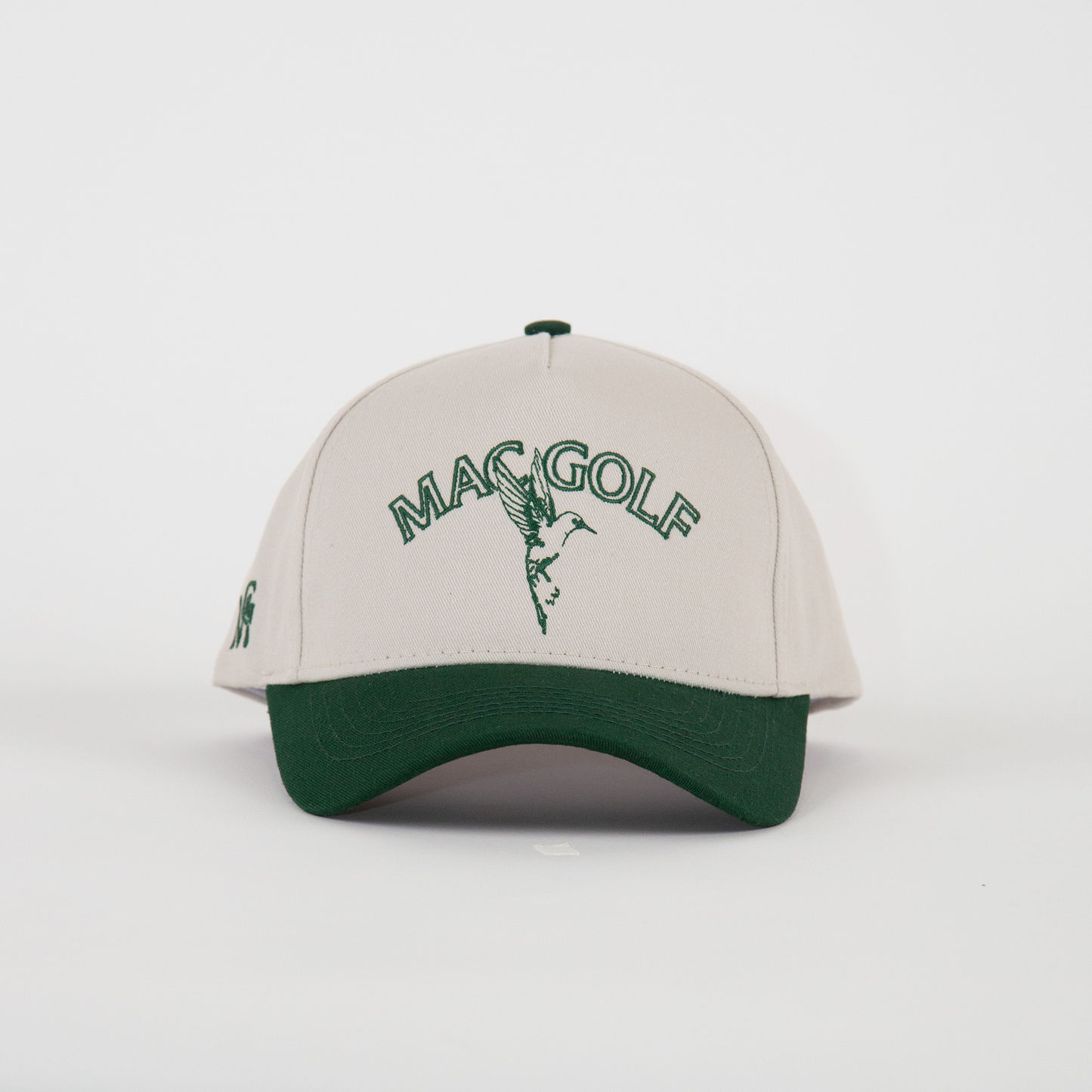 Green & Cream Birdie Snapback