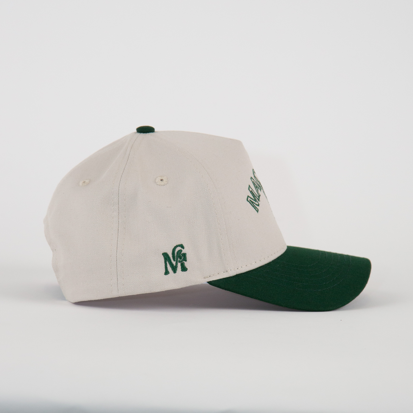 Green & Cream Birdie Snapback